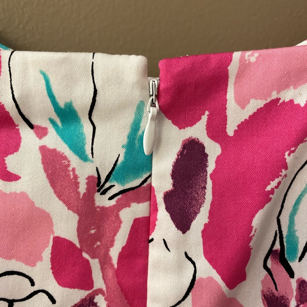 Ann Klein Pink Floral Dress - Picture 3 of 9